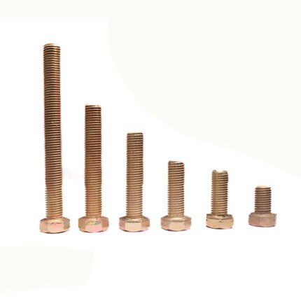 External Full Thread Hex Head Bolts Set